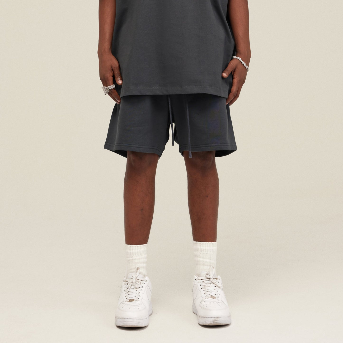 425GSM Unisex Oversized Sweat Shorts