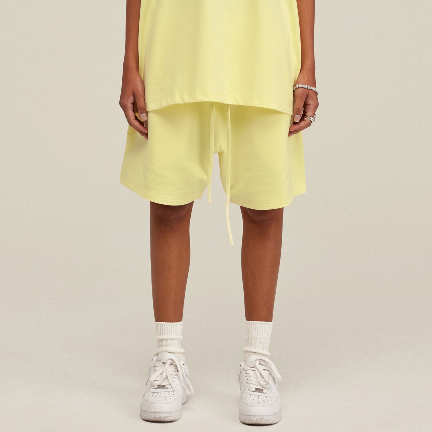 425GSM Unisex Oversized Sweat Shorts