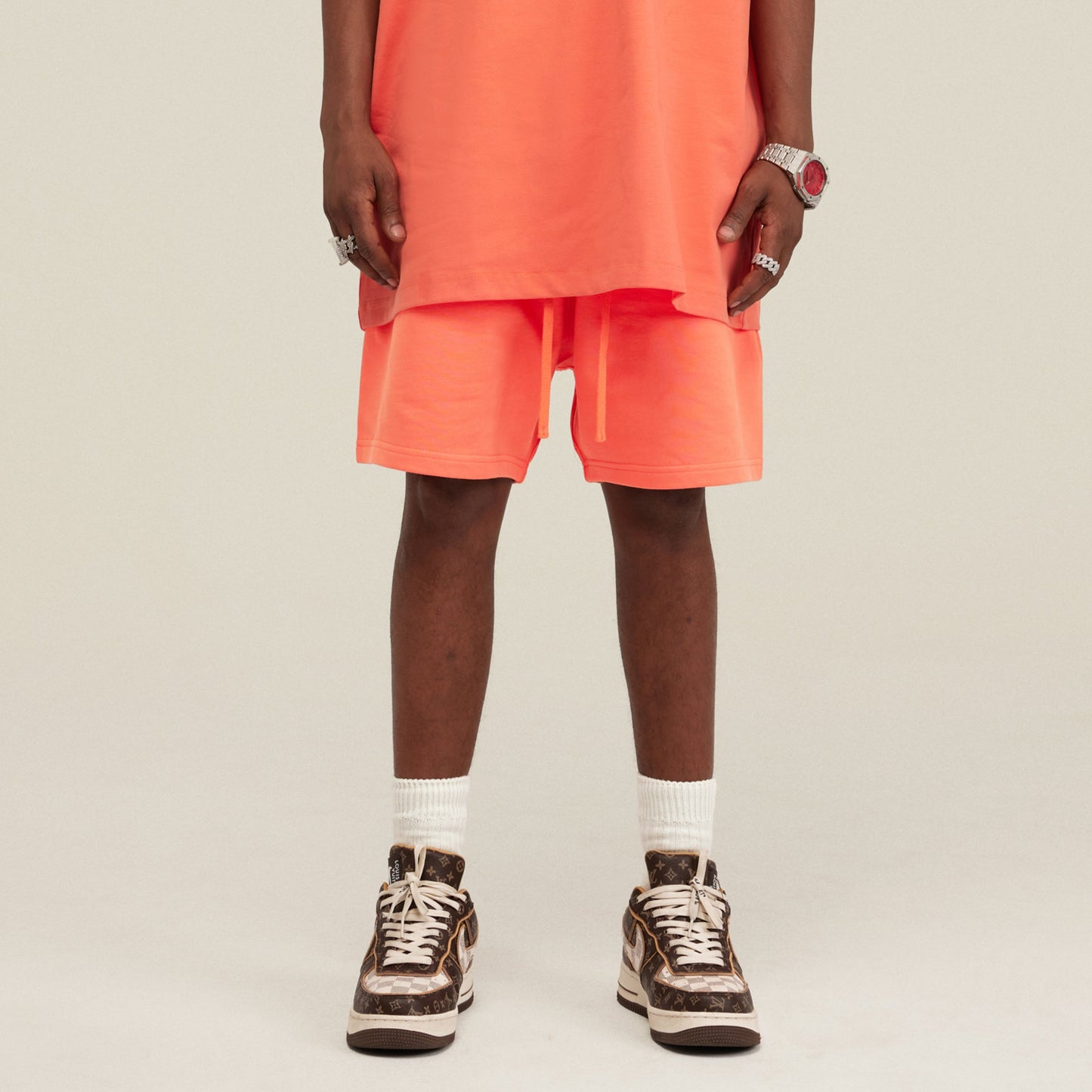425GSM Unisex Oversized Sweat Shorts