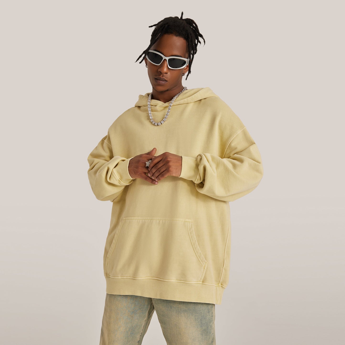 440GSM Unisex Super Heavyweight Oversized Retro Hoodie