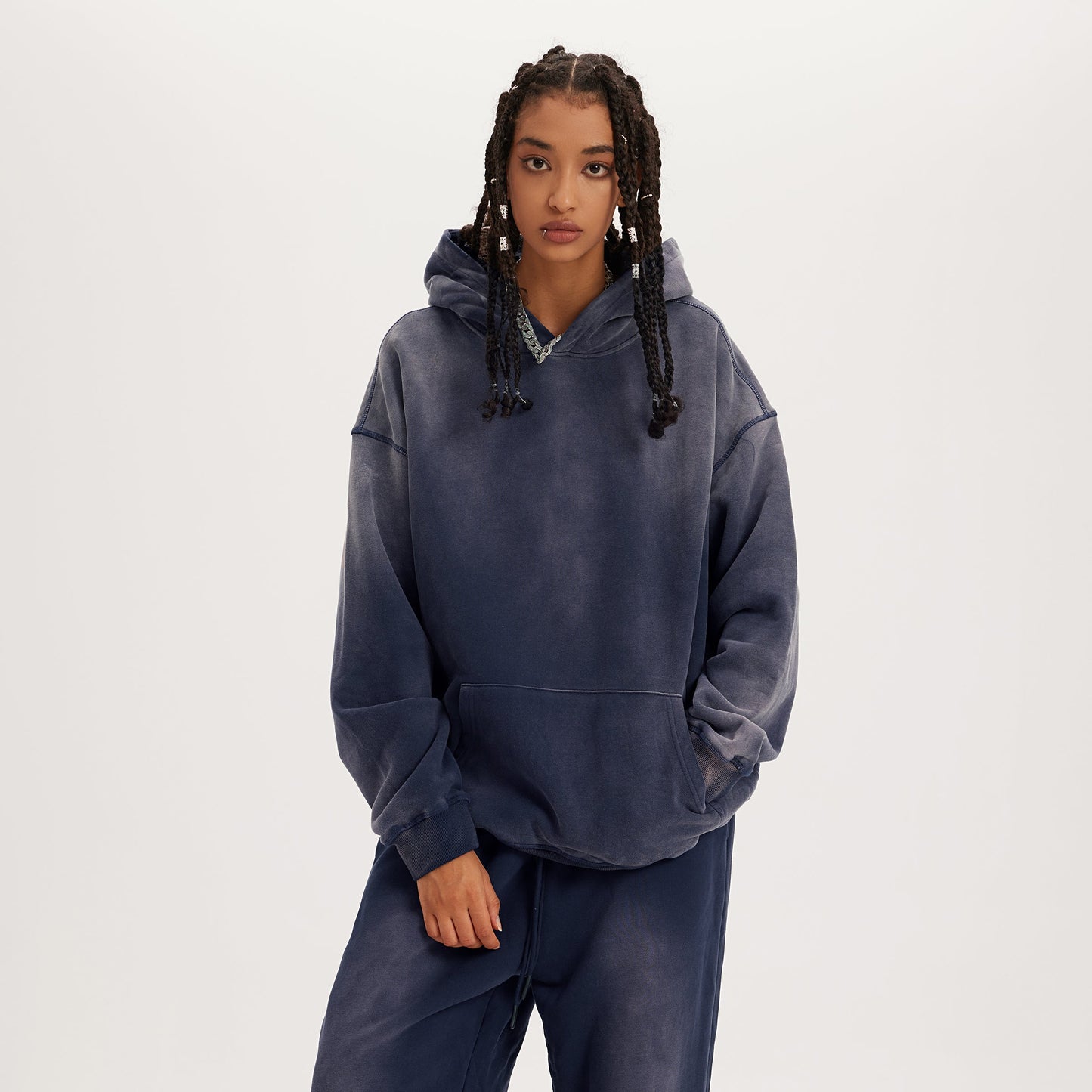400GSM Unisex Super Heavyweight Sun Faded Hoodie