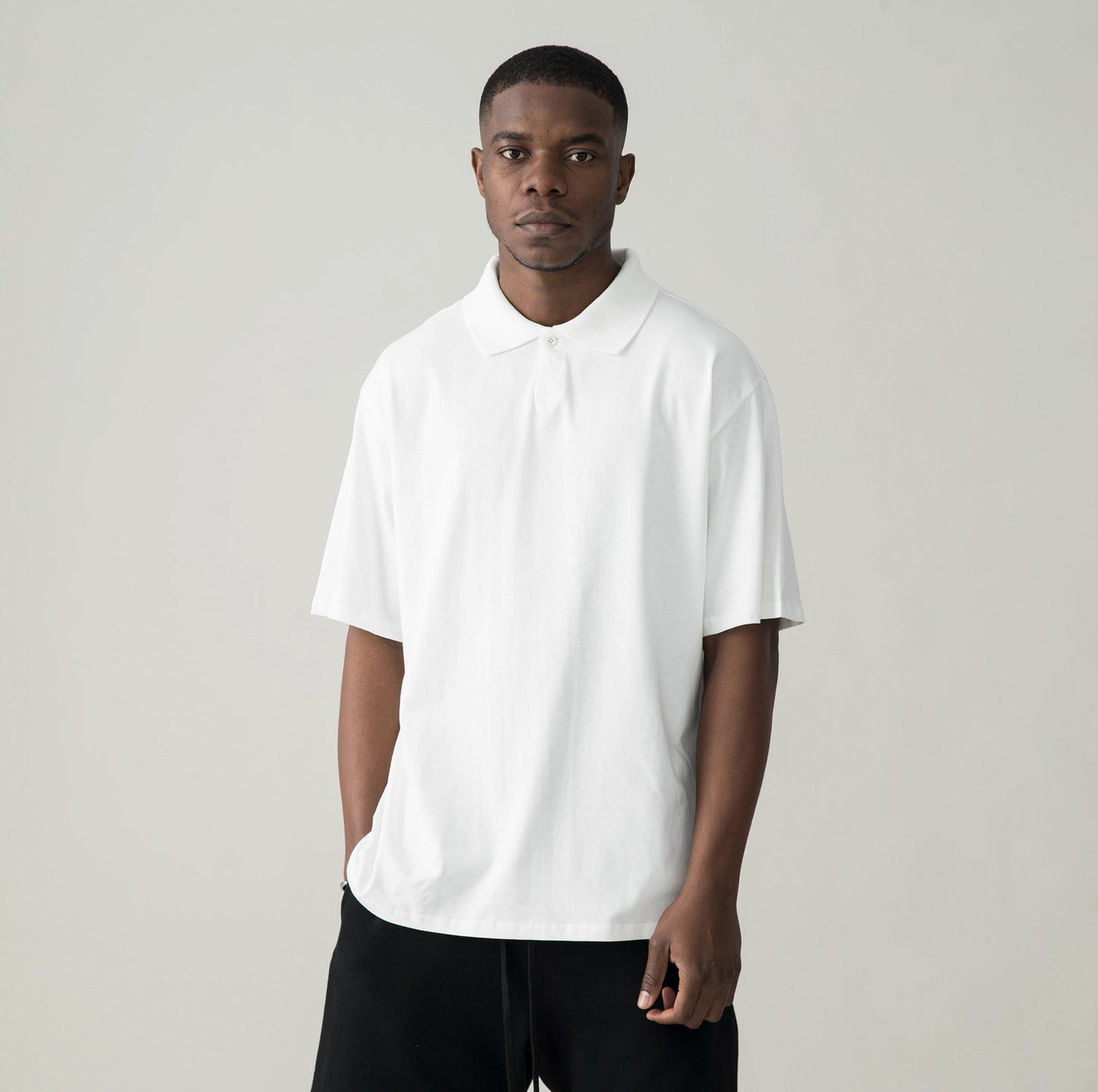 240GSM Unisex Oversized Polo Shirt