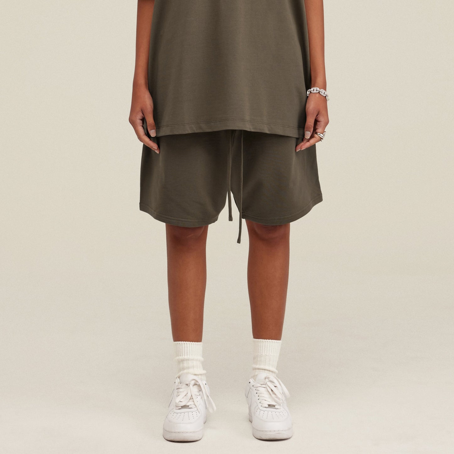 425GSM Unisex Oversized Sweat Shorts