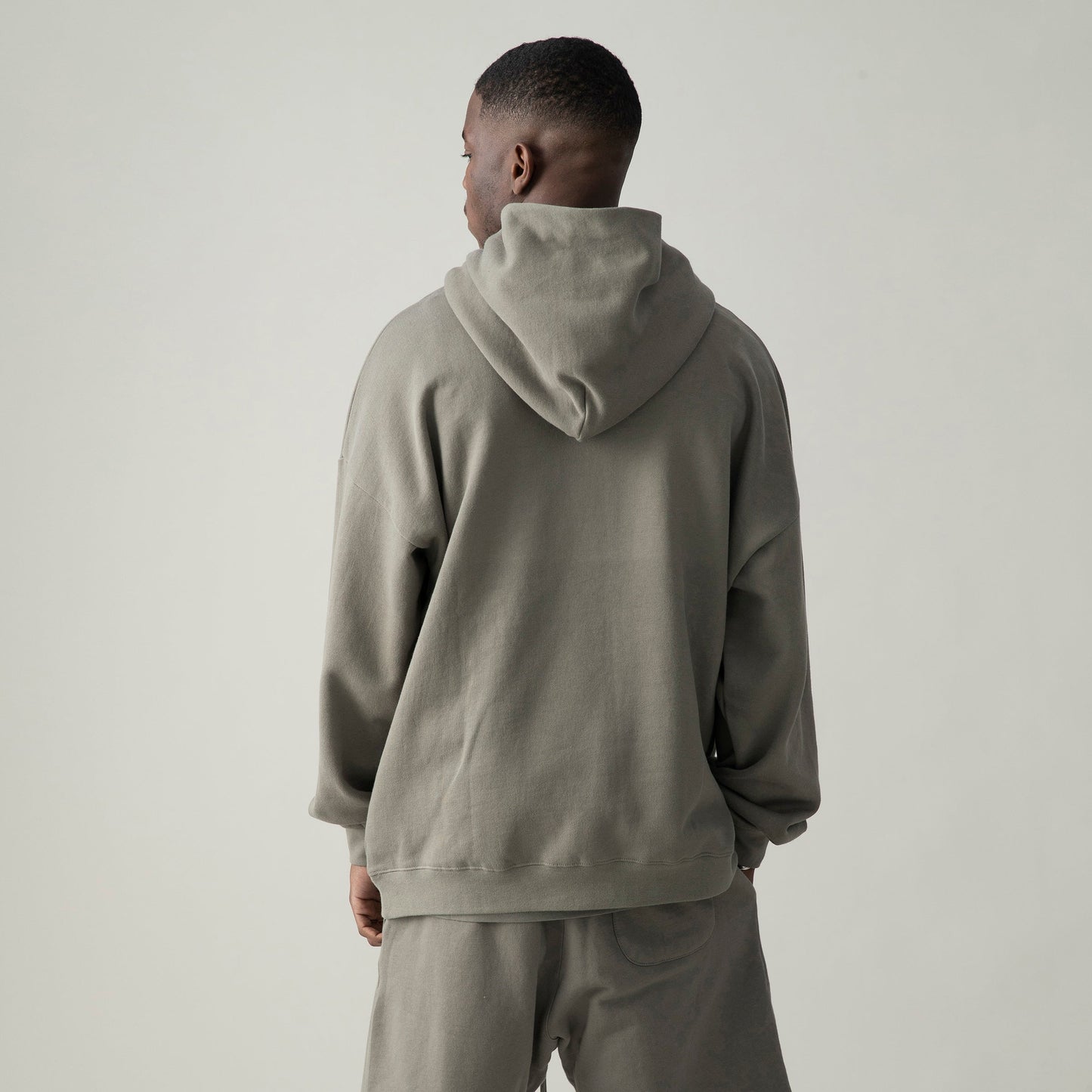 380GSM Unisex Fleece-lined Snap Collar Hoodie