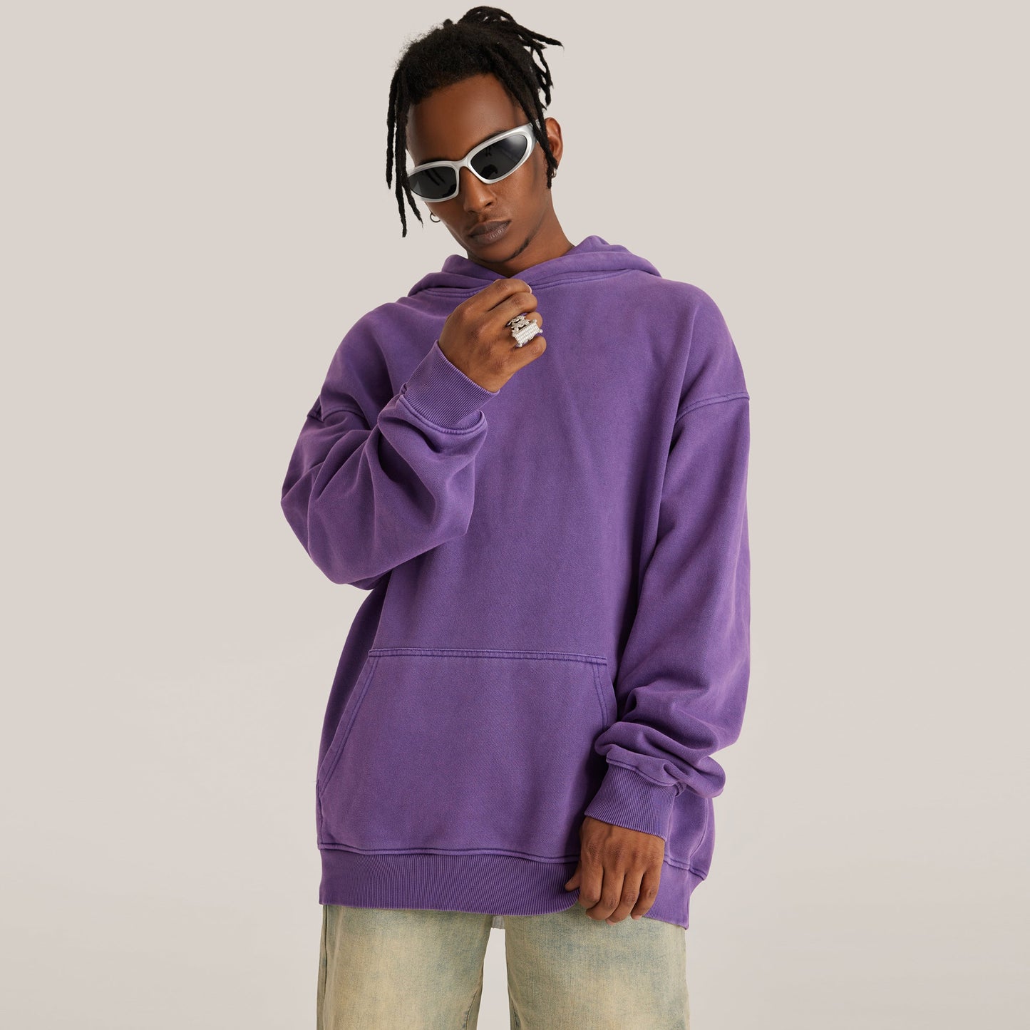440GSM Unisex Super Heavyweight Oversized Retro Hoodie