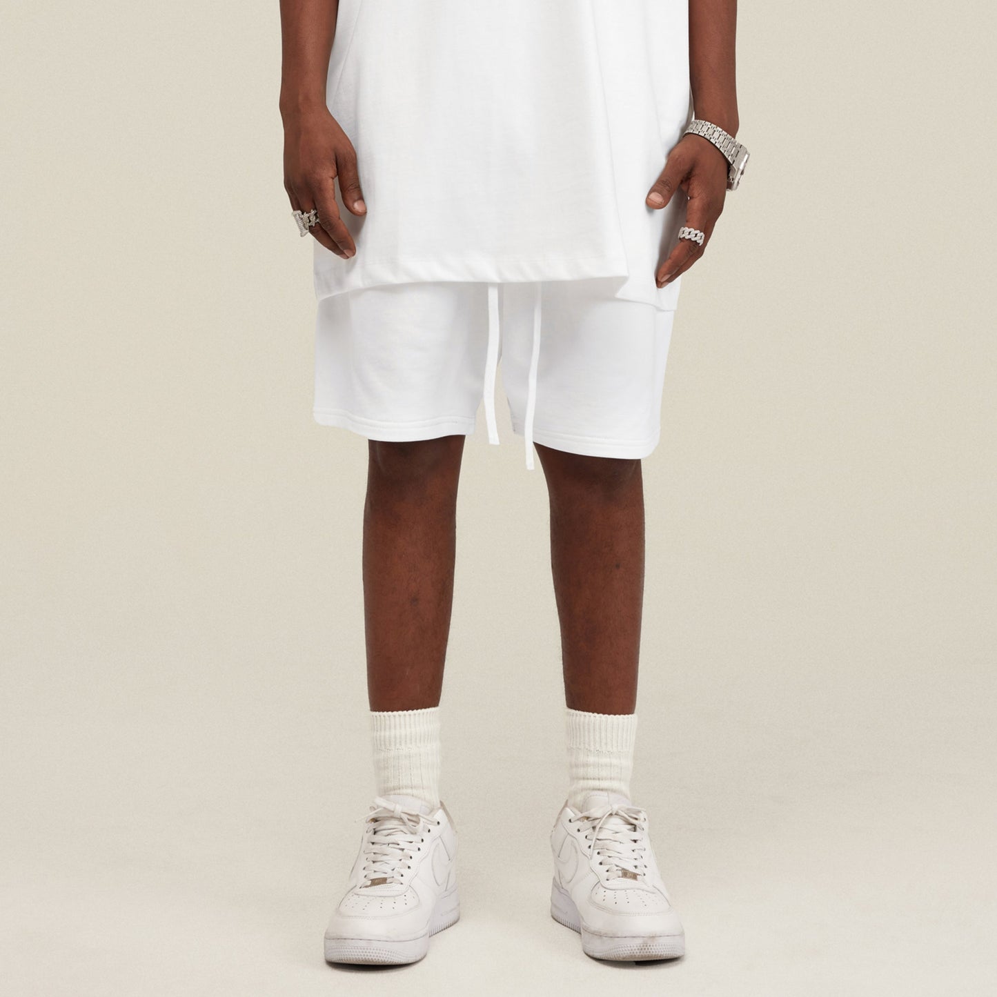 425GSM Unisex Oversized Sweat Shorts