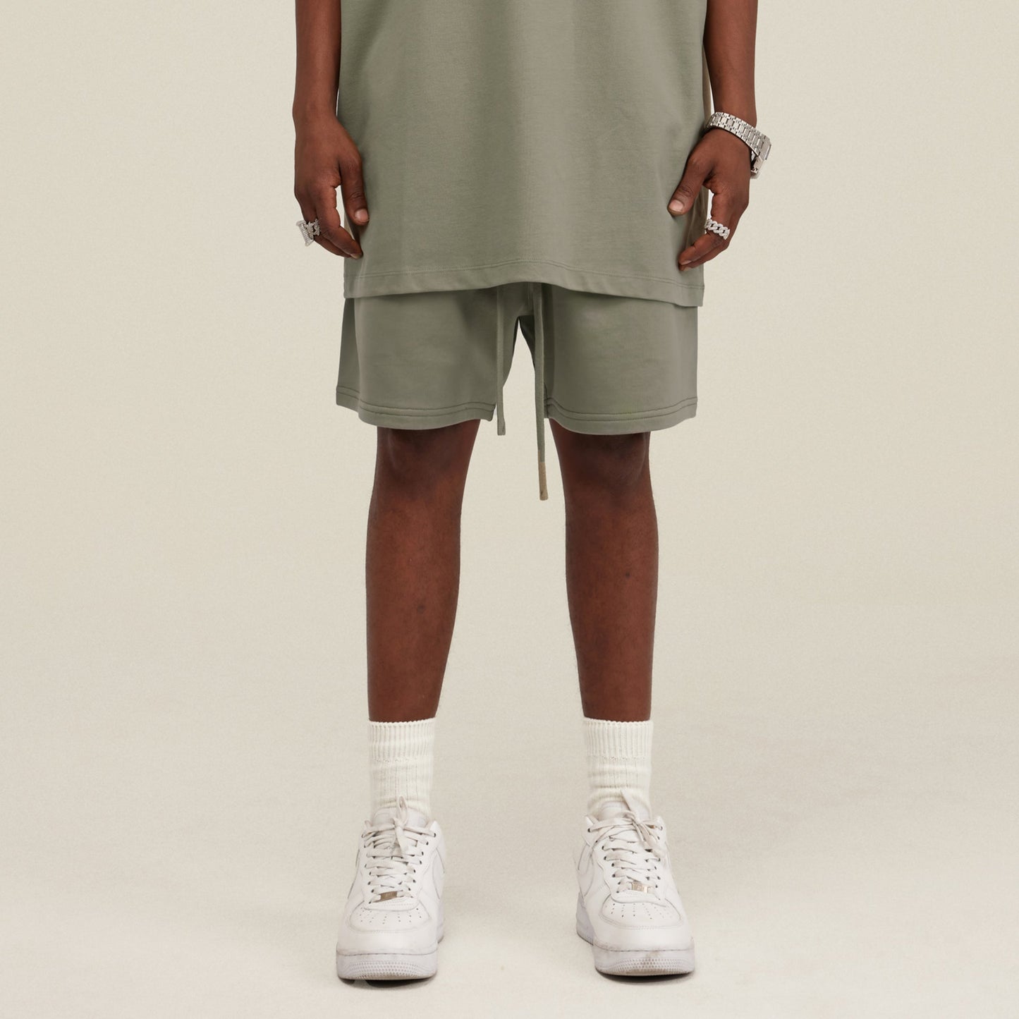 425GSM Unisex Oversized Sweat Shorts