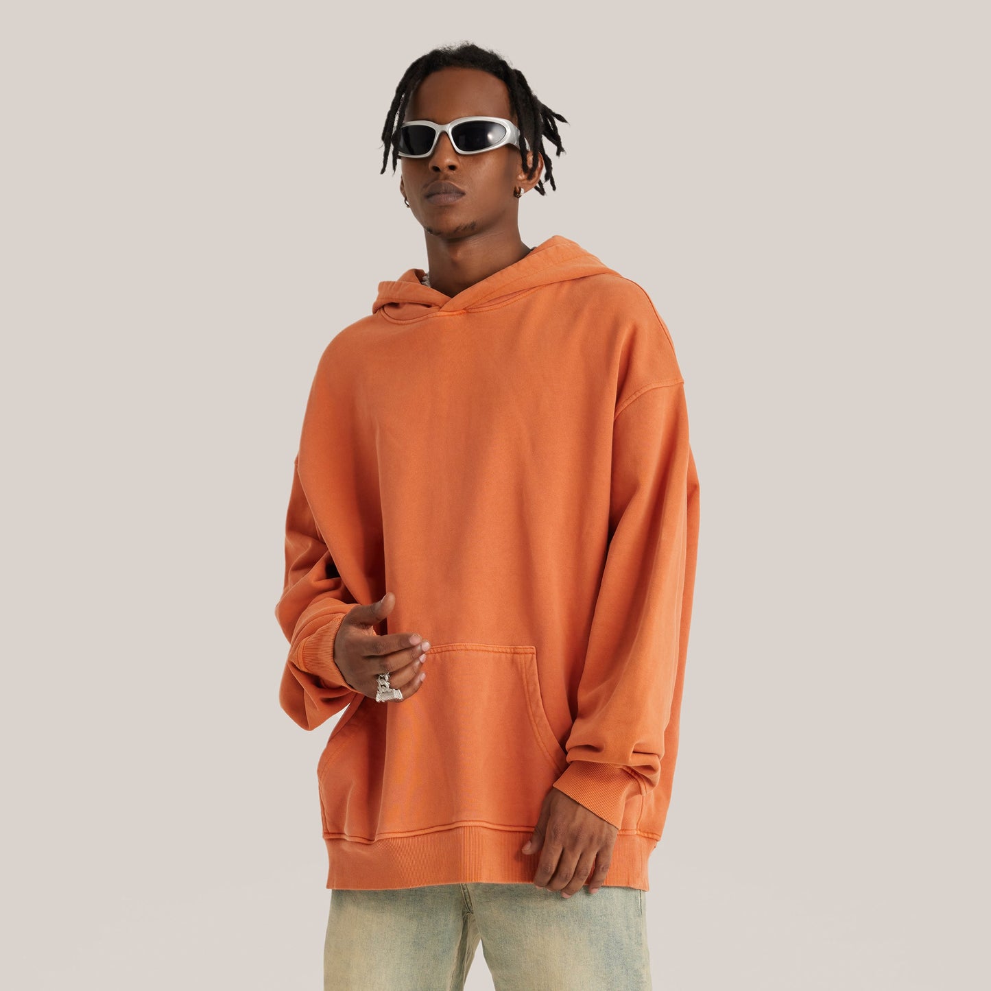 440GSM Unisex Super Heavyweight Oversized Retro Hoodie