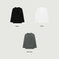 220GSM Unisex Crew Neck Long Sleeve T-shirt