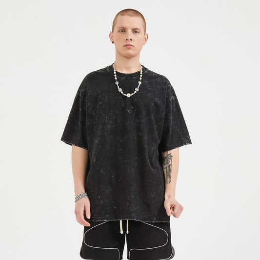 260GSM Unisex Snow Wash T-shirt