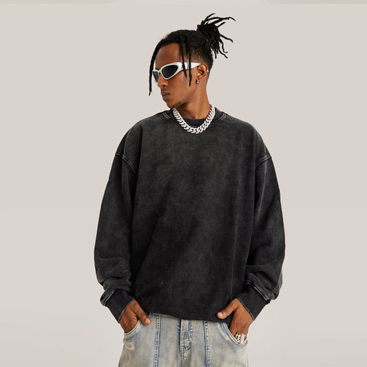 440GSM Unisex Super Heavyweight Oversized Faded Sweatshirt