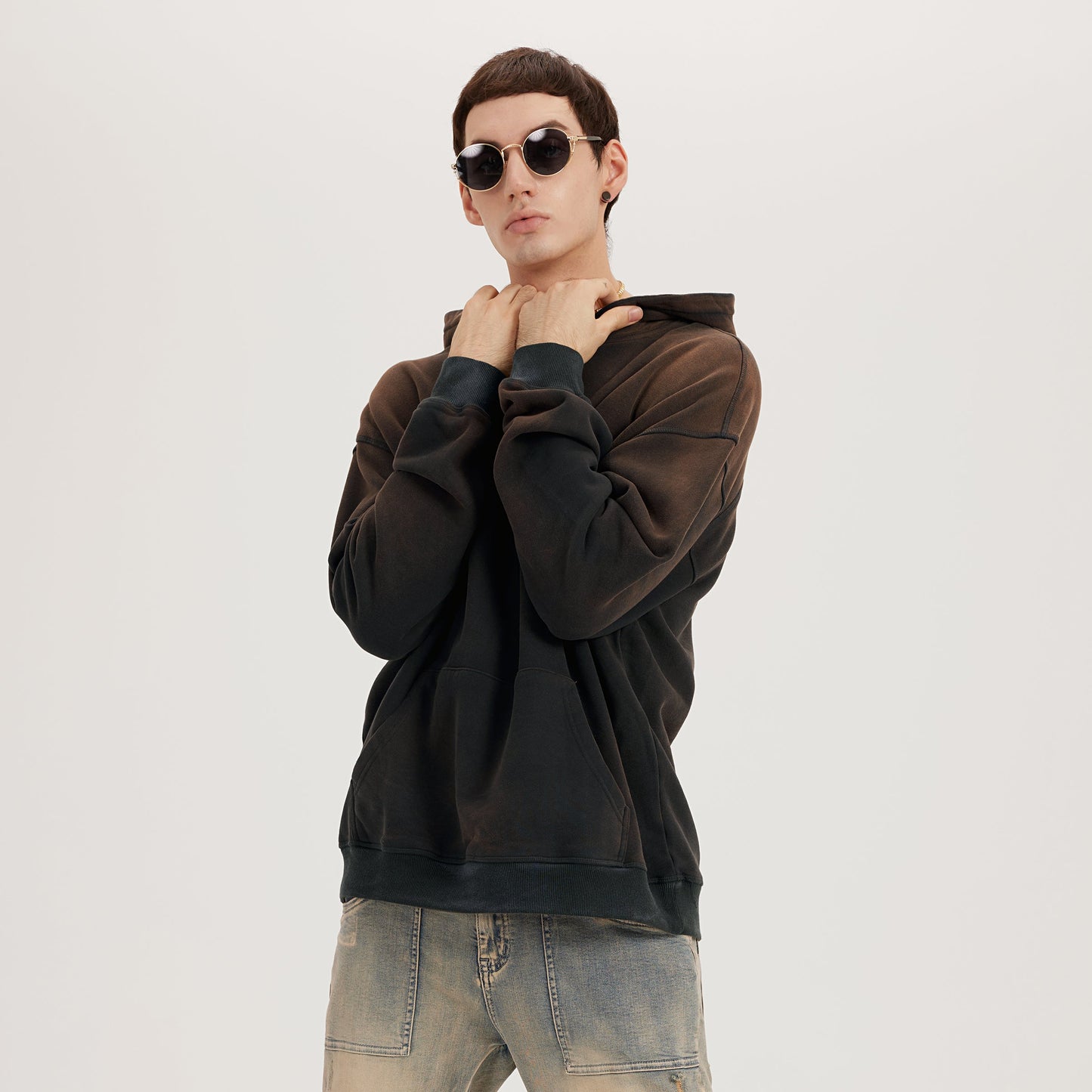 400GSM Unisex Super Heavyweight Sun Faded Hoodie