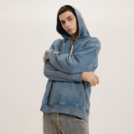 440GSM Unisex Super Heavyweight Oversized Faded Hoodie