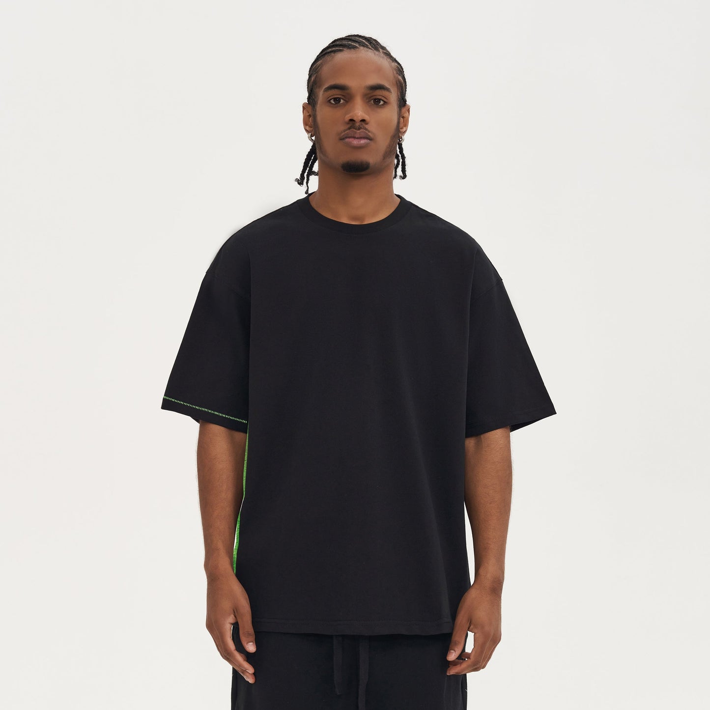280GSM Unisex Boxy Neon Side Seam T-shirt