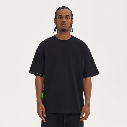 280GSM Unisex Boxy Neon Side Seam T-shirt