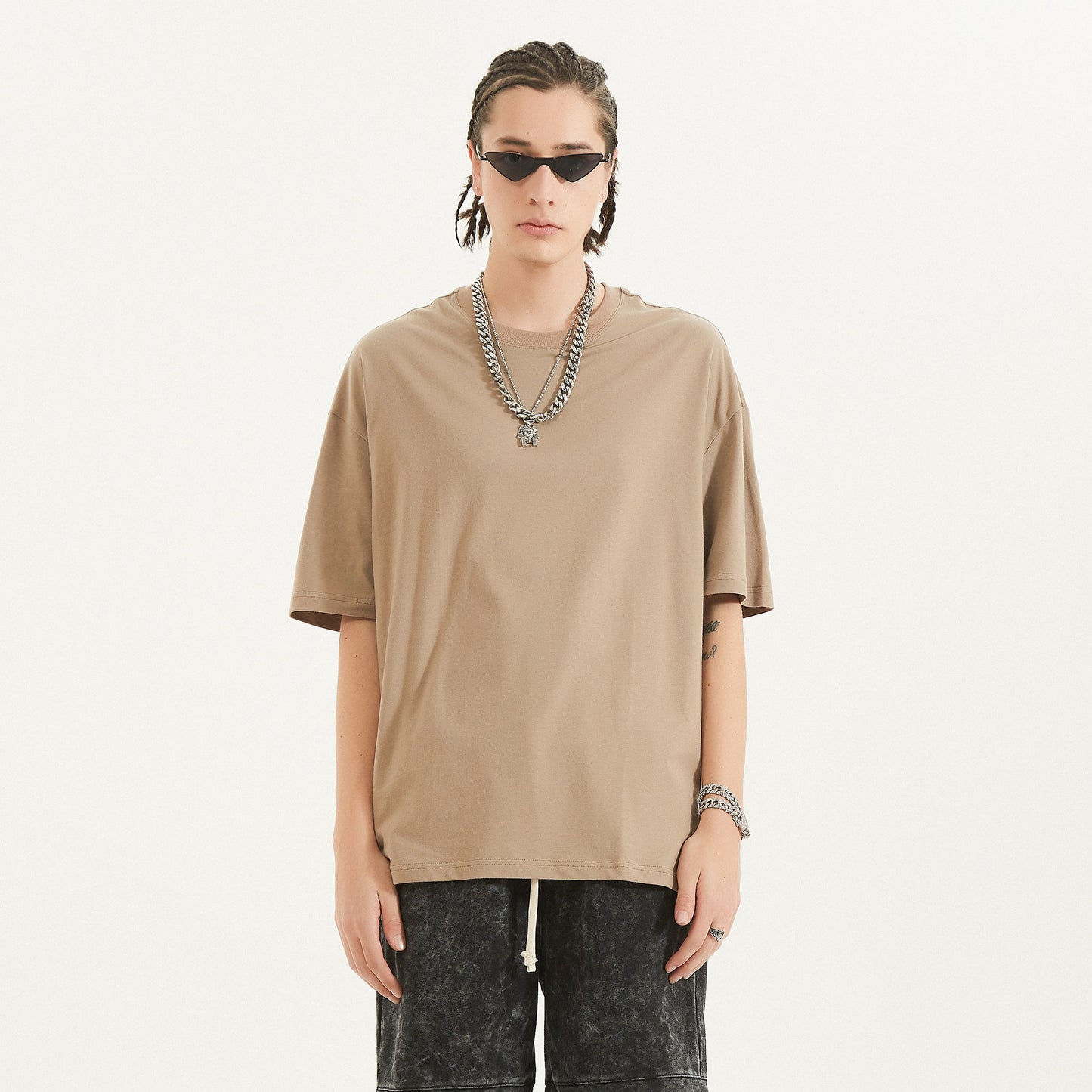 190GSM Unisex Slit Hem T-shirt