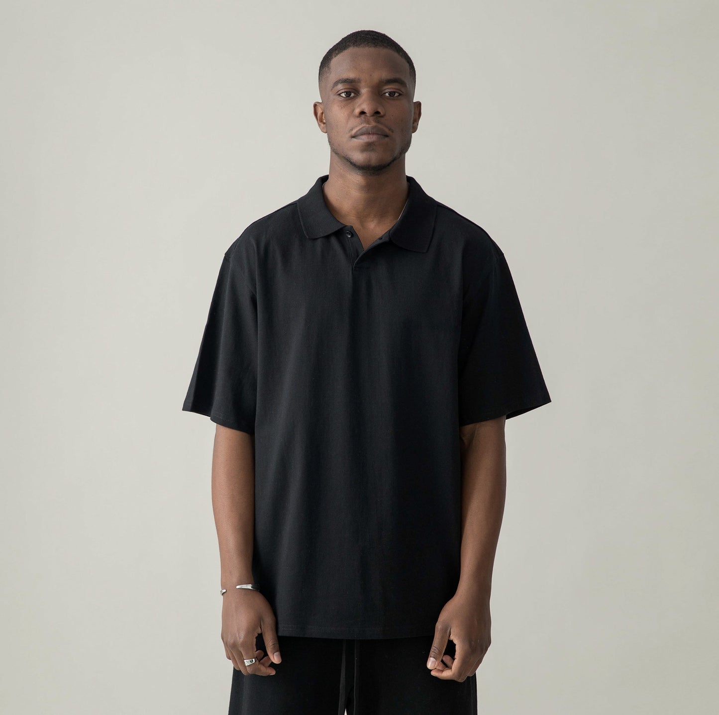 240GSM Unisex Oversized Polo Shirt