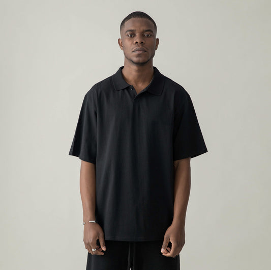 240GSM Unisex Oversized Polo Shirt
