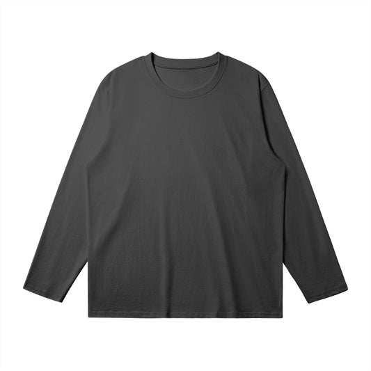210GSM Unisex Classic Crew Neck Long Sleeve Top