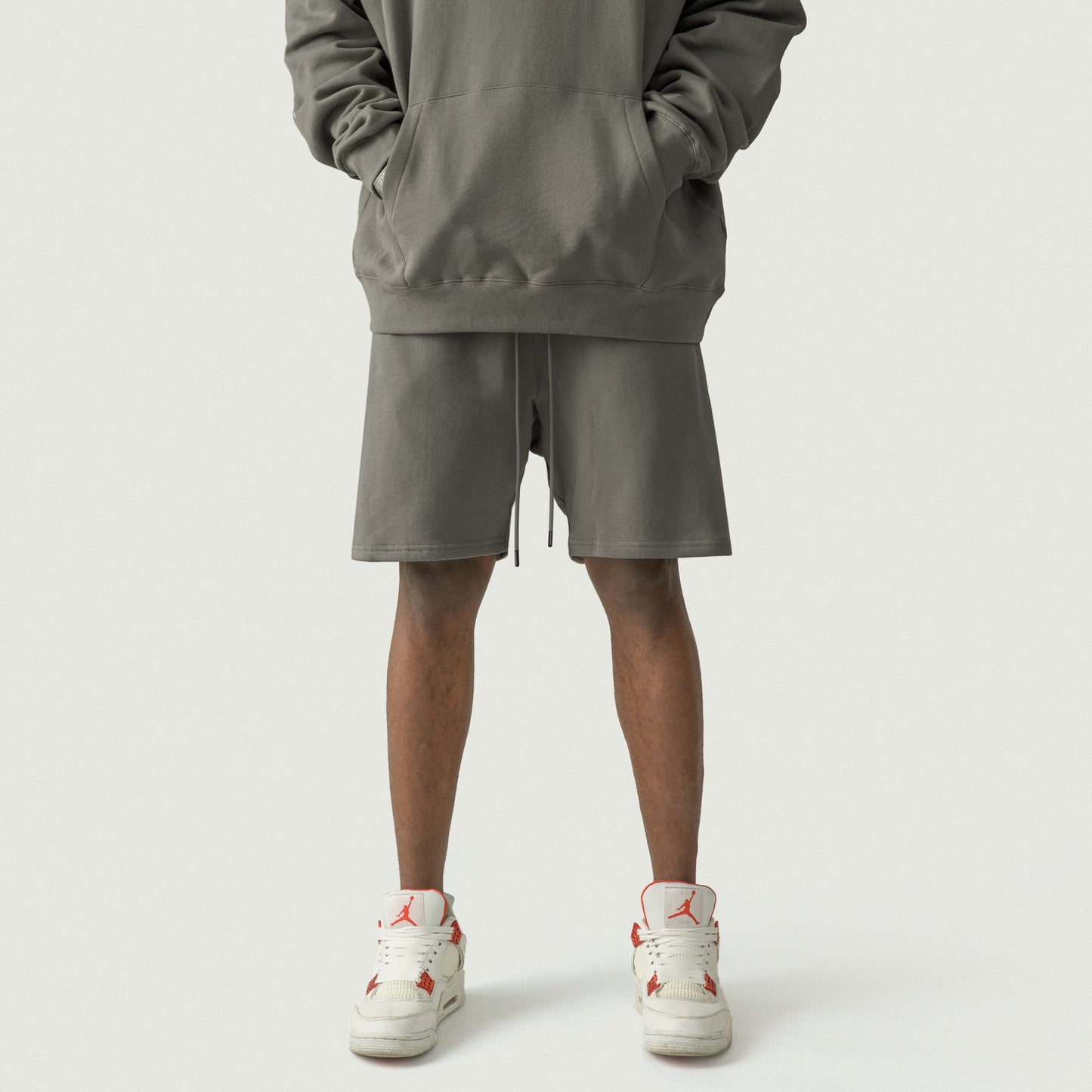 380GSM Unisex Oversized Fleece-lined Shorts