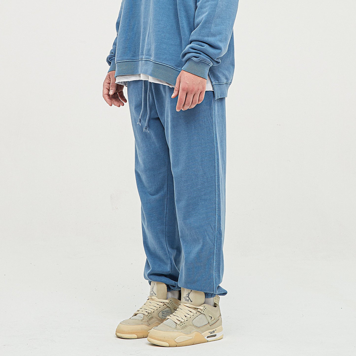 420GSM Unisex Super Heavyweight Washed Baggy Sweatpants