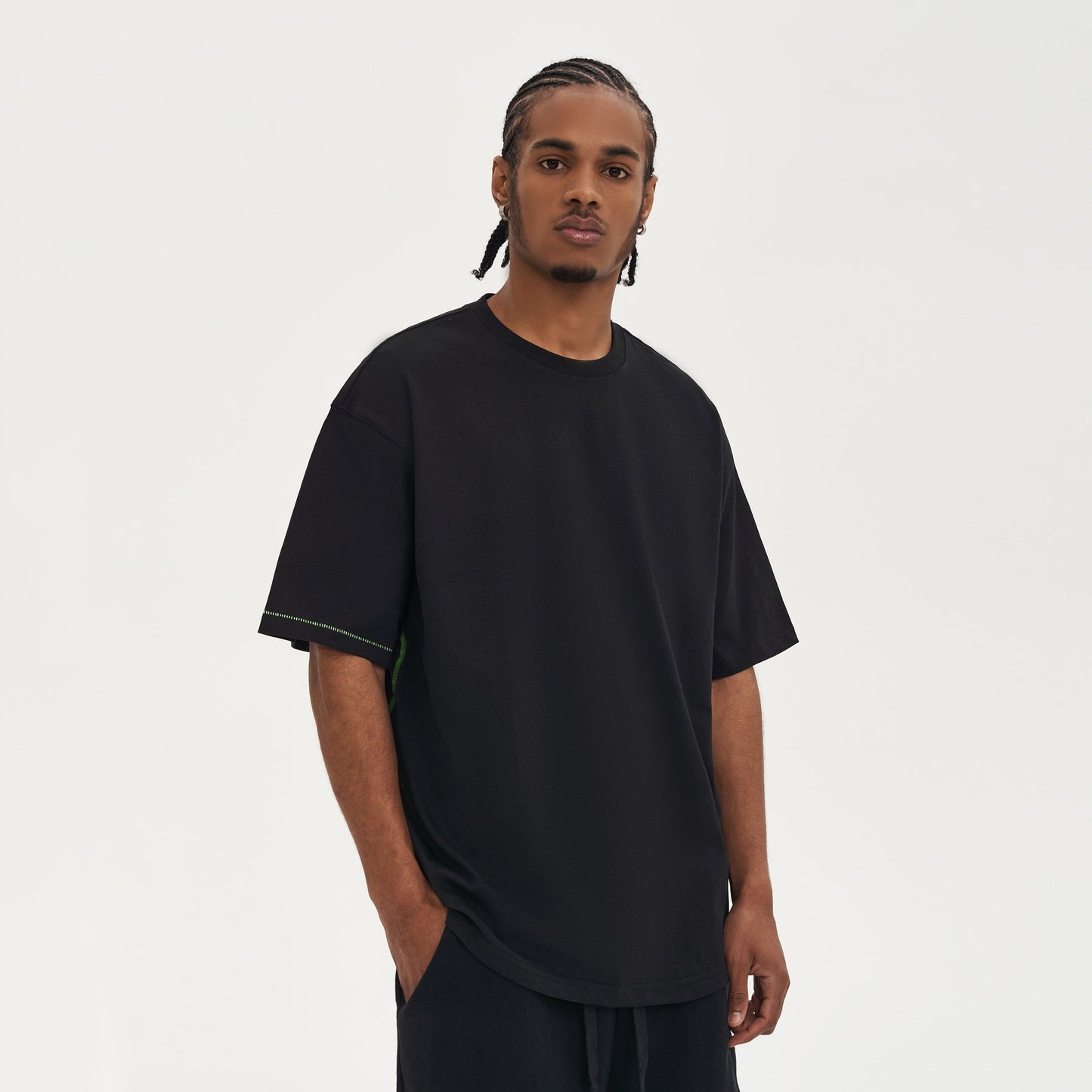 280GSM Unisex Boxy Neon Side Seam T-shirt