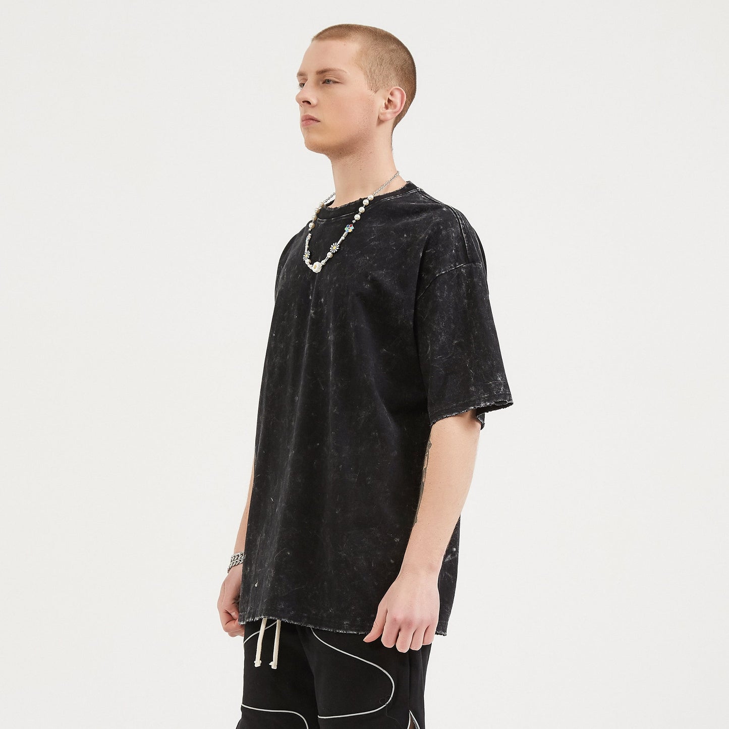 260GSM Unisex Snow Wash T-shirt
