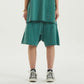 350GSM Unisex Raw Hem Washed Sweat Shorts