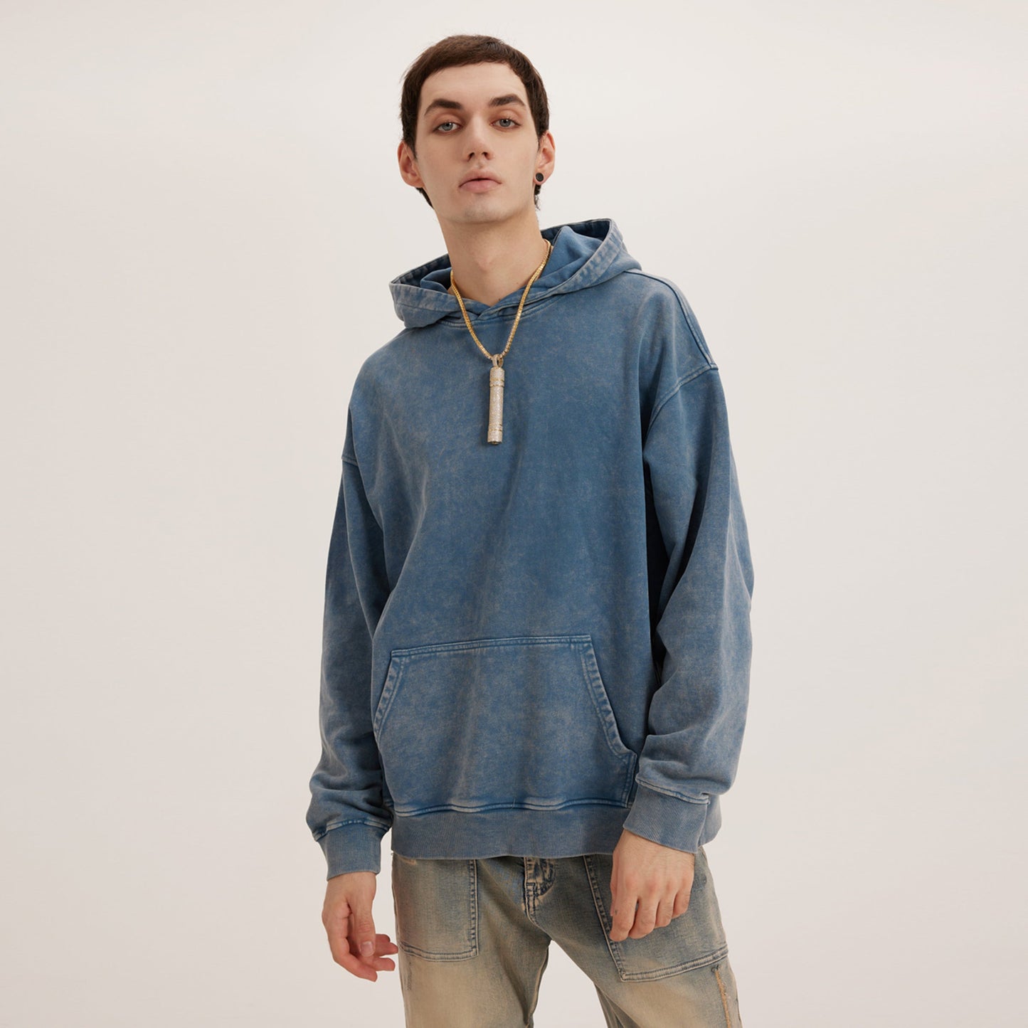 440GSM Unisex Super Heavyweight Oversized Faded Hoodie