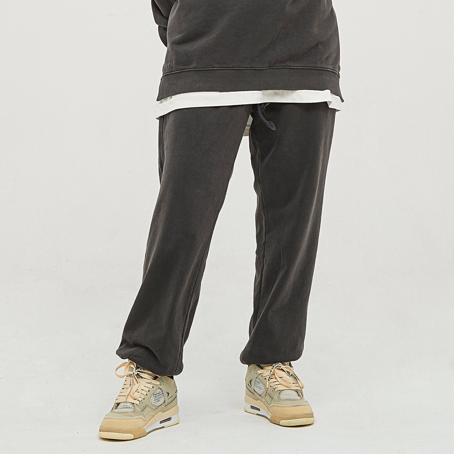 420GSM Unisex Super Heavyweight Washed Baggy Sweatpants