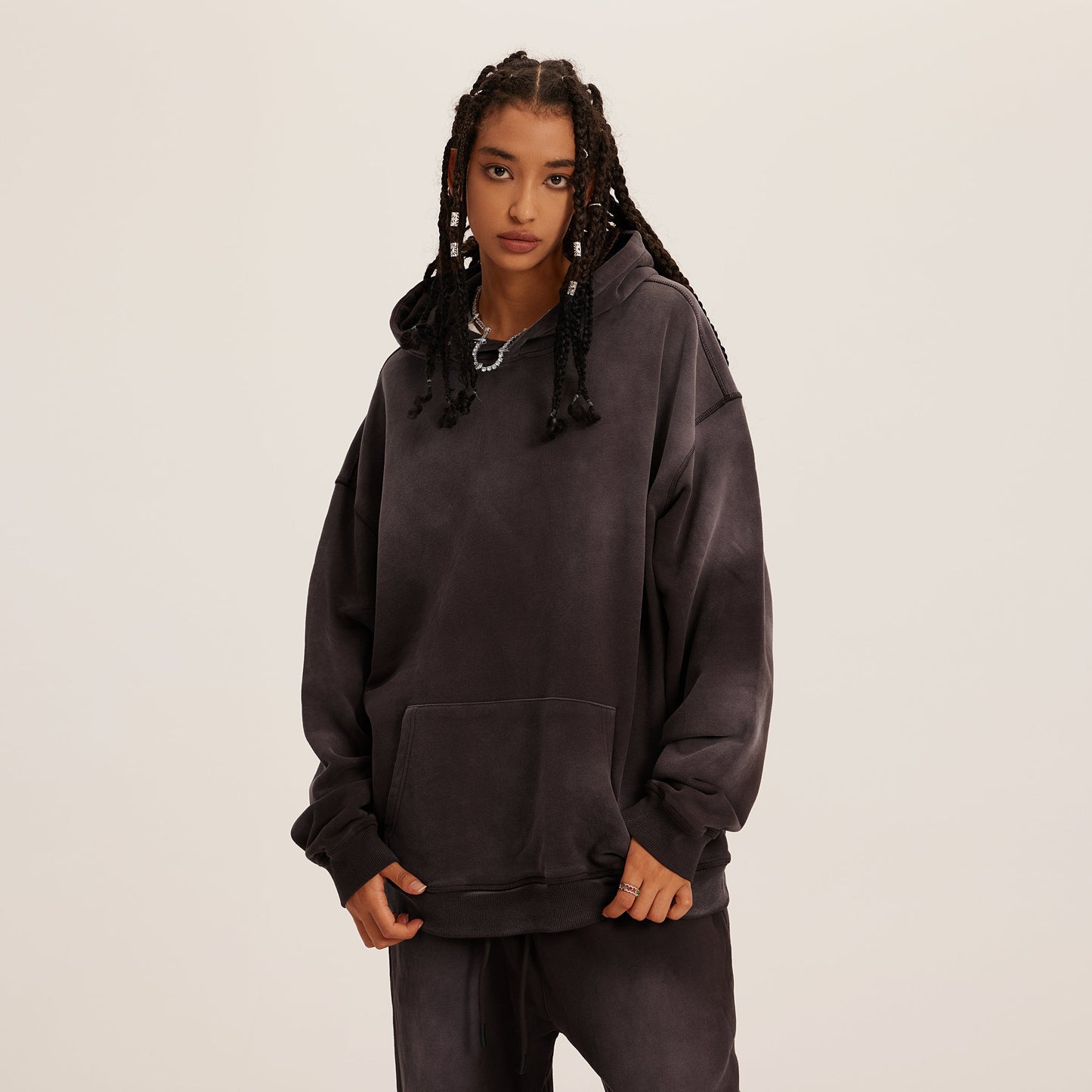 400GSM Unisex Super Heavyweight Sun Faded Hoodie