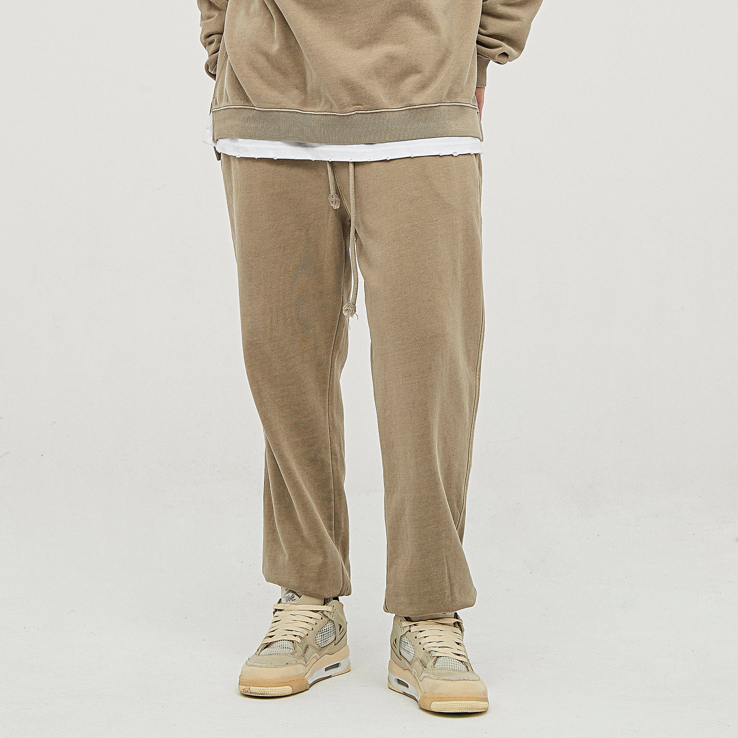 420GSM Unisex Super Heavyweight Washed Baggy Sweatpants