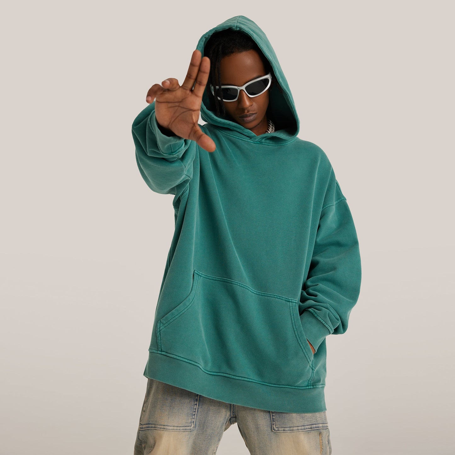 440GSM Unisex Super Heavyweight Oversized Retro Hoodie