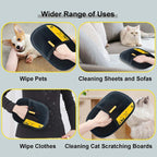 2-in-1 Pet Hair Remover Grooming Glove