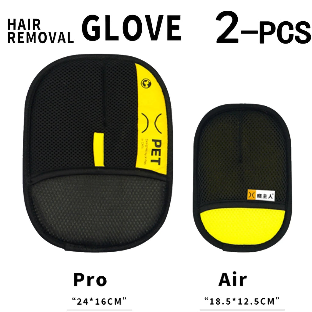 2-in-1 Pet Hair Remover Grooming Glove